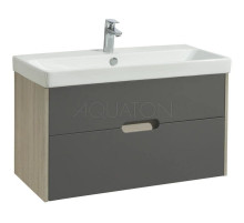 Тумба грей/дуб ойстер 88,2 см Акватон Оливия 1A254401OLUG0