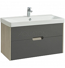 Тумба грей/дуб ойстер 88,2 см Акватон Оливия 1A254401OLUG0