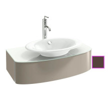 Тумба ледяной коричневый глянец 83 см Jacob Delafon Presquile EB1106-N23