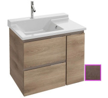 Тумба медный бетон 76 см 3 ящика Jacob Delafon Soprano EB1333-N28