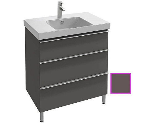 Заказать Тумба светло-коричневый глянец 77 см Jacob Delafon Odeon Up EB993-G80 в магазине сантехники Santeh-Crystal.ru