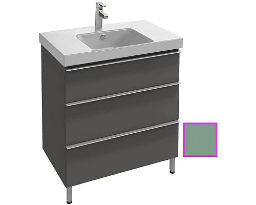 Купить Тумба оливковый глянец 77 см Jacob Delafon Odeon Up EB993-G95 в магазине сантехники Santeh-Crystal.ru