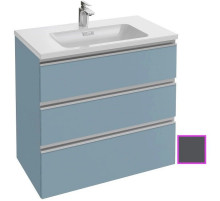 Тумба серый антрацит глянец 80 см Jacob Delafon Vox EB2048-RA-442