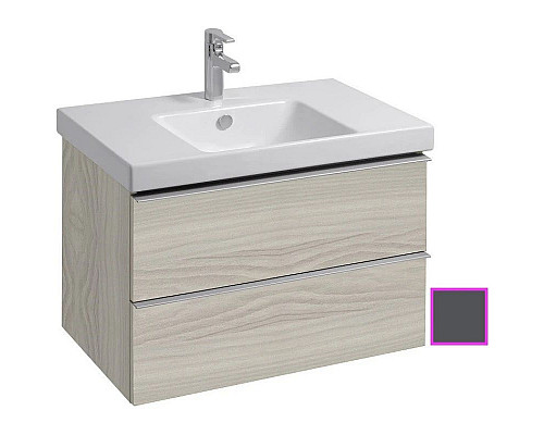 Заказать Тумба серый антрацит глянец 77 см Jacob Delafon Odeon Up EB895-442 в магазине сантехники Santeh-Crystal.ru