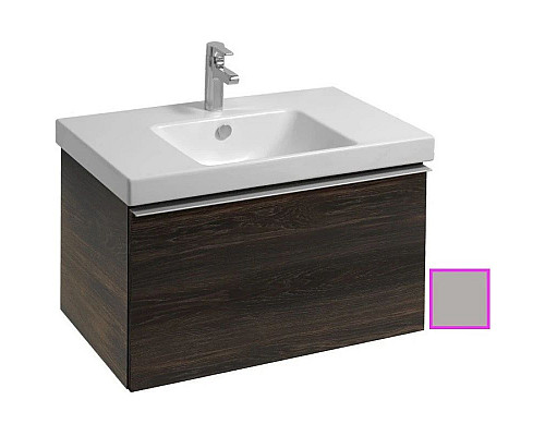 Приобрести Тумба серый титан глянец 77 см Jacob Delafon Odeon Up EB894-N21 в магазине сантехники Santeh-Crystal.ru