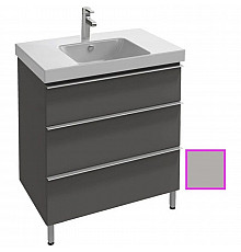 Тумба серый титан глянец 77 см Jacob Delafon Odeon Up EB993-N21