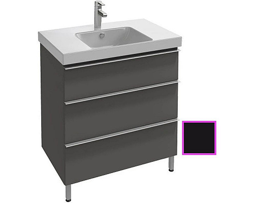 Заказать Тумба черный матовый 77 см Jacob Delafon Odeon Up EB993-M61 в магазине сантехники Santeh-Crystal.ru