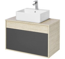 Тумба серый графит/дуб орегон 80 см Акватон Лофт Урбан 1A247601LQX60