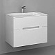 Заказать Тумба белый 76,6 см Jorno Modul Mol.01.77/P/W в магазине сантехники Santeh-Crystal.ru