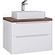 Заказать Тумба белый глянец 80 см Jorno Wood Wood.01.80/P/W + Wood.06.80/DW в магазине сантехники Santeh-Crystal.ru