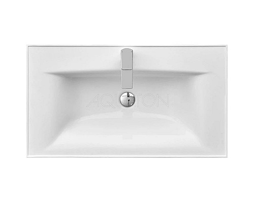 Купить Тумба с раковиной белый глянец 80,2 см Акватон Диор 1A1678K2DR010 в магазине сантехники Santeh-Crystal.ru