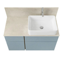 Тумба с раковиной дуб рустикальный/фьорд 80 см Акватон Мишель 1A2568K1MIX30