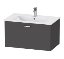 Тумба графит матовый 80 см Duravit XBase XB603104949