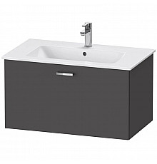 Тумба графит матовый 80 см Duravit XBase XB603104949