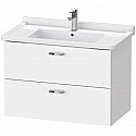 Тумба белый матовый 80 см Duravit XBase XB618601818 Тумба белый матовый 80 см Duravit XBase XB618601818