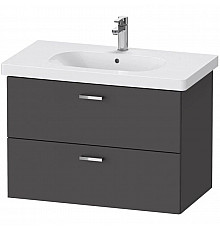 Тумба графит матовый 80 см Duravit XBase XB619004949