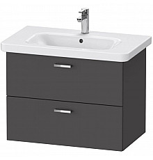 Тумба графит матовый 73 см Duravit XBase XB619604949