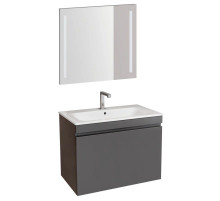 Комплект мебели темно-серый матовый 80 см Geberit Renova Plan 529.916.JK.8