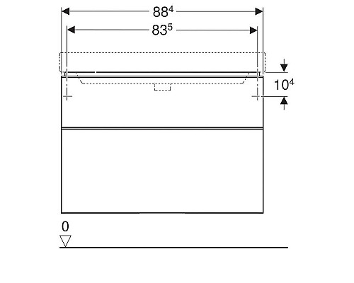Santeh-Crystal.ru: Тумба песочный глянец 88,4 см Geberit Smyle Square 500.354.JL.1 Купить Тумба песочный глянец 88,4 см Geberit Smyle Square 500.354.JL.1 в магазине сантехники Santeh-Crystal.ru