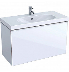 Тумба белый глянец 89 см Geberit Acanto 500.616.01.2