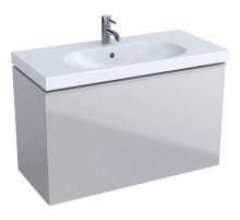 Тумба песочный глянец/песочный матовый 89 см Geberit Acanto 500.616.JL.2