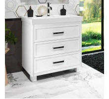 Тумба с раковиной белый матовый 81 см Opadiris Вегас