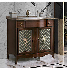 Тумба с раковиной светлый орех 92,4 см Opadiris Виктория