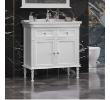 Тумба с раковиной белый матовый 86 см Opadiris Кантара