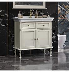 Тумба с раковиной слоновая кость 86 см Opadiris Кантара