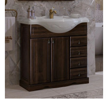 Тумба с раковиной орех антикварный 86 см Opadiris Клио