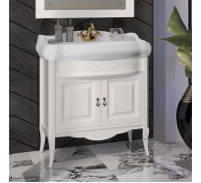 Тумба с раковиной белый матовый 80 см Opadiris Лоренцо