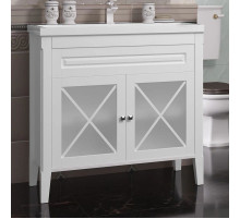 Тумба с раковиной белый матовый 90 см Opadiris Палермо