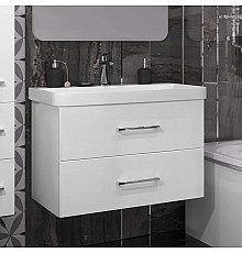 Тумба с раковиной белый глянец 80,5 см Opadiris Арабеска