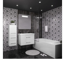 Комплект мебели белый глянец 80,5 см с зеркалом Opadiris Арабеска