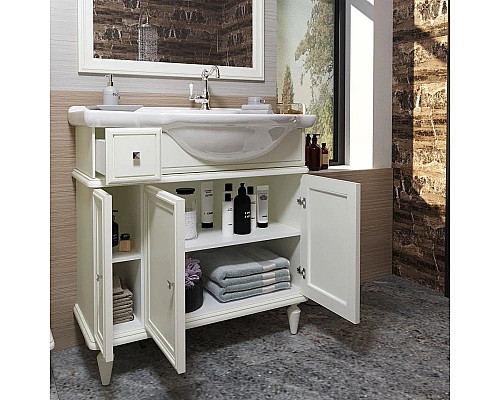 Заказать Комплект мебели слоновая кость 90 см Opadiris Санрайз в магазине сантехники Santeh-Crystal.ru