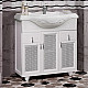 Заказать Тумба с раковиной белый матовый 87 см с решеткой Opadiris Тибет в магазине сантехники Santeh-Crystal.ru