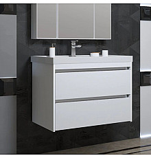 Тумба с раковиной белый 80 см Opadiris Фреш