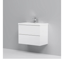 Тумба с раковиной белый глянец 76 см Am.Pm Gem M90FHX07522WG + M90WCC0752WG