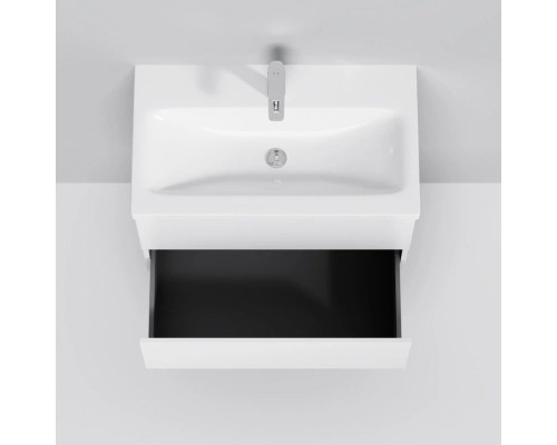 Купить Тумба с раковиной белый глянец 76 см Am.Pm Gem M90FHX07522WG + M90WCC0752WG в магазине сантехники Santeh-Crystal.ru