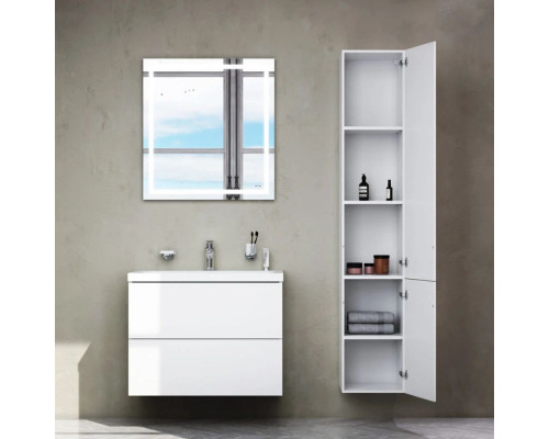 Купить Тумба с раковиной белый глянец 76 см Am.Pm Gem M90FHX07522WG + M90WCC0752WG в магазине сантехники Santeh-Crystal.ru