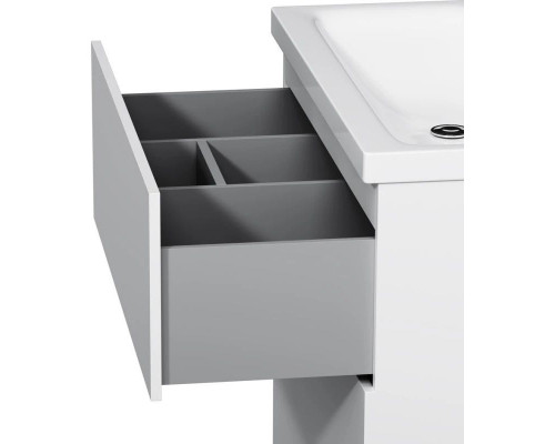 Приобрести Тумба с раковиной белый глянец 76 см Am.Pm Gem M90FSX07522WG32 + M90WCC0752WG в магазине сантехники Santeh-Crystal.ru