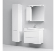 Комплект мебели белый глянец 80 см Am.Pm Like M80FHX0802WG + M80WCC0802WG + M80MPL0801WG