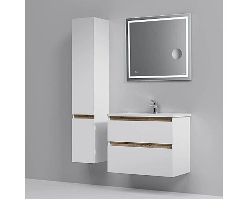Приобрести Комплект мебели белый глянец 80 см Am.Pm X-Joy M85AFHX0802WG + M85AWCC0802WG + M91AMOX0803WG в магазине сантехники Santeh-Crystal.ru
