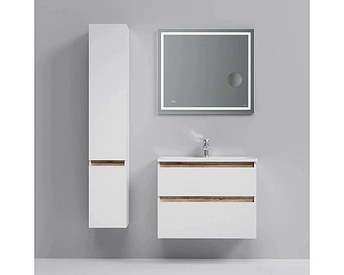 Приобрести Комплект мебели белый глянец 80 см Am.Pm X-Joy M85AFHX0802WG + M85AWCC0802WG + M91AMOX0803WG в магазине сантехники Santeh-Crystal.ru