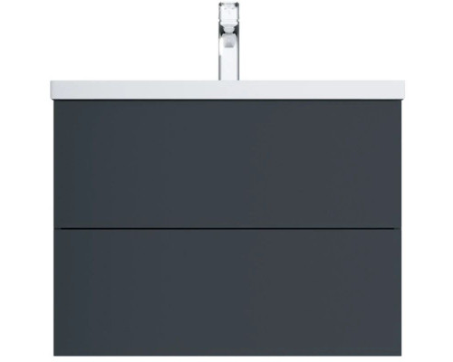 Заказать Тумба с раковиной графит матовый 76 см Am.Pm Gem M90FHX07522GM + M90WCC0752WG в магазине сантехники Santeh-Crystal.ru