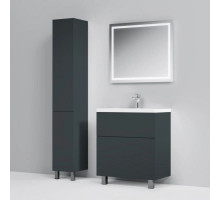 Комплект мебели графит матовый 80 см Am.Pm Gem M90FSX07522GM32 + M90WCC0752WG + M91AMOX0801WG