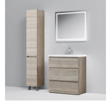 Комплект мебели светлый дуб 80 см Am.Pm Gem M91FSX0752OF + M90WCC0752WG + M91AMOX0801WG