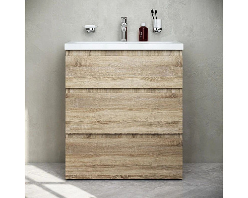 Заказать Комплект мебели светлый дуб 80 см Am.Pm Gem M91FSX0752OF + M90WCC0752WG + M91AMOX0801WG в магазине сантехники Santeh-Crystal.ru