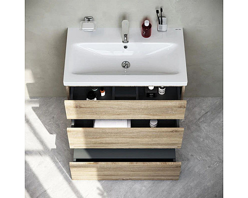 Заказать Комплект мебели светлый дуб 80 см Am.Pm Gem M91FSX0752OF + M90WCC0752WG + M91AMOX0801WG в магазине сантехники Santeh-Crystal.ru