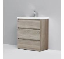 Тумба с раковиной светлый дуб 76 см Am.Pm Gem M91FSX0752OF + M90WCC0752WG